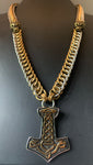 Mjolnir chainmail necklace