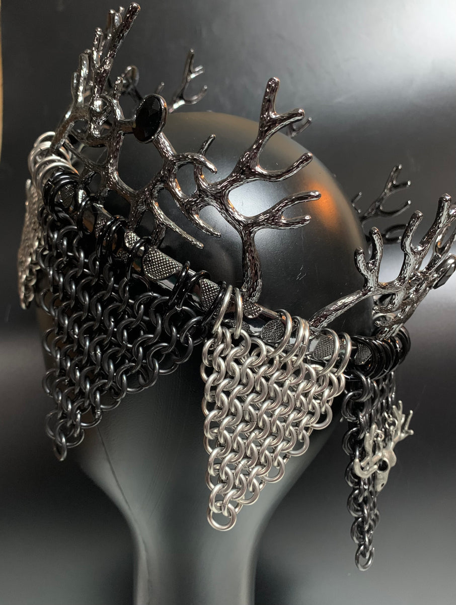 Chainmail Battle Crown – Dark Hammer Chainmail