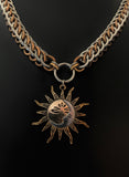 Eclipse chainmail necklace