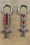 Templar Cross keychains