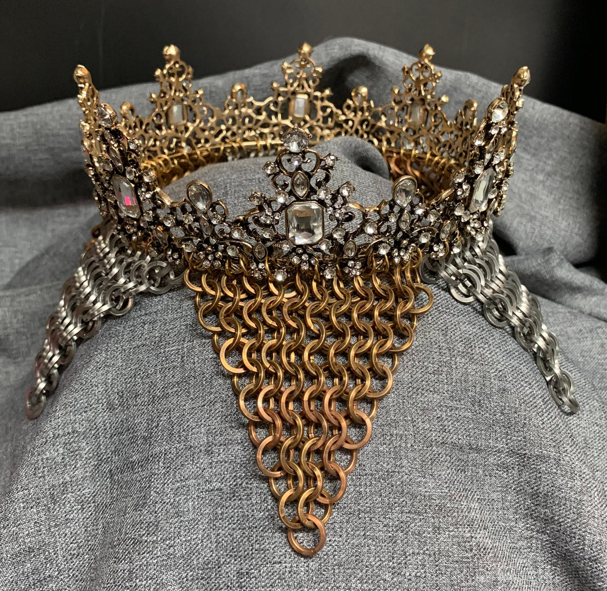 Chainmail crown – Dark Hammer Chainmail