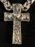 Claddagh Cross chainmail necklace