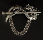 Celtic dragon hairpin