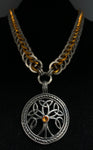 Tree of Life chainmail necklace