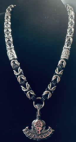 Stainless steel Viking necklace