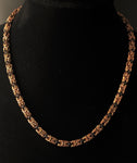 Bronze chainmail necklace
