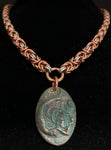 Mermaid chainmail necklace