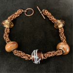 Bronze chainmail bracelet